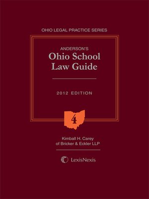cover image of Anderson's Ohio School Law Guide